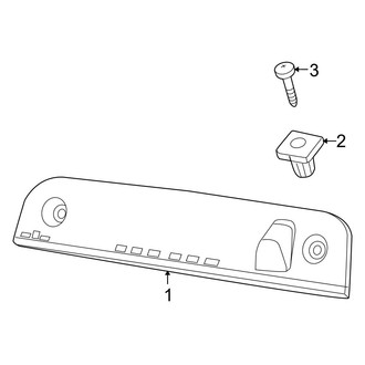 Dodge OE - Rear Lamps - High Mounted Stop Lamp