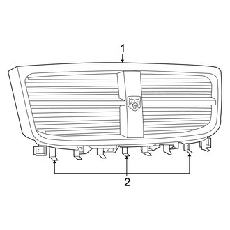 Dodge OE - Grille & Components (Limited Hybrid)