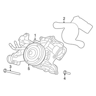 Dodge OE - Cooling - Water Pump (FULL HYBRID EV-GAS (FHEV))