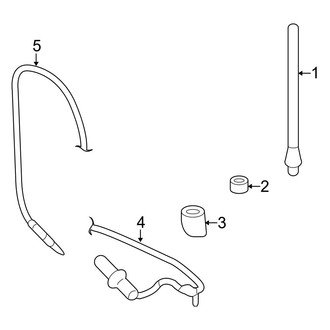 Dodge OE - Electrical - Antenna (W/O Satellite Radio), (FULL HYBRID EV-GAS (FHEV))