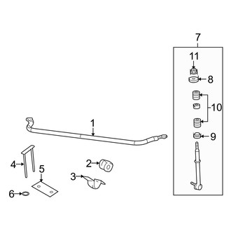 Dodge OE - Front Suspension - Stabilizer Bar & Components