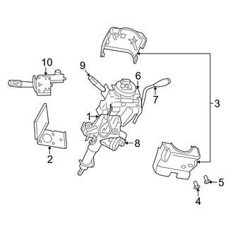 Dodge OE - Steering Column - Shroud, Switches & Levers (FULL HYBRID EV-GAS (FHEV))