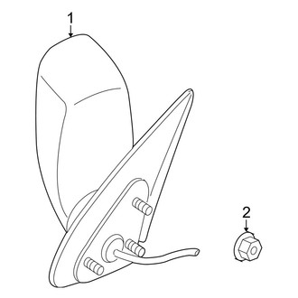 Dodge OE - Front Door - Outside Mirrors (Limited Hybrid)