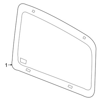 Dodge OE - Quarter Panel - Glass (Limited Hybrid)