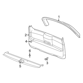Dodge OE - Lift Gate - Interior Trim (Limited Hybrid)