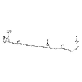 Dodge OE - Front Bumper - Electrical Components (With SRT Design), (GT / Pursuit / R/T / SRT)