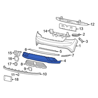 Dodge OE - Front Lower Bumper Cover