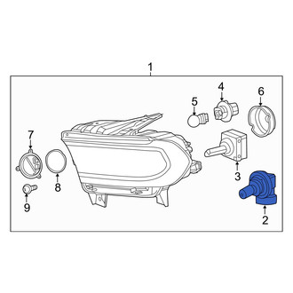 Dodge OE - Front Headlight Bulb