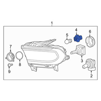 Dodge OE - Front Turn Signal Light Socket