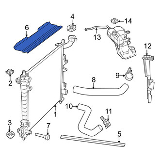 Dodge OE - Radiator Air Seal