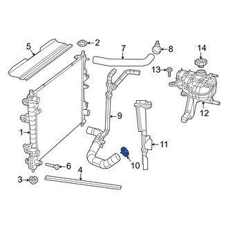Dodge OE - Lower Radiator Hose Clamp