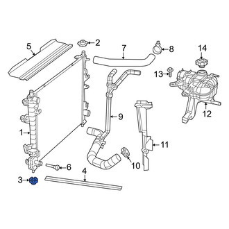 Dodge OE - Lower Radiator Insulator