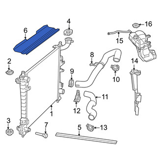 Dodge OE - Radiator Air Seal