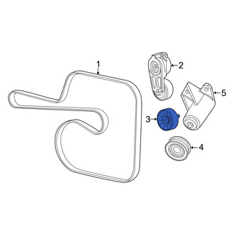Dodge OE - Accessory Drive Belt Idler Pulley