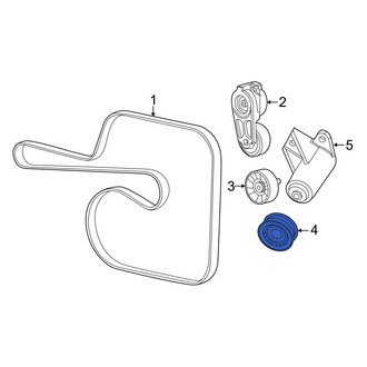 Dodge OE - Accessory Drive Belt Idler Pulley
