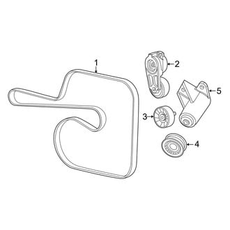 Dodge OE - Cooling - Belts & Pulleys (Citadel / Crew / R/T / Special Service 5.7L)