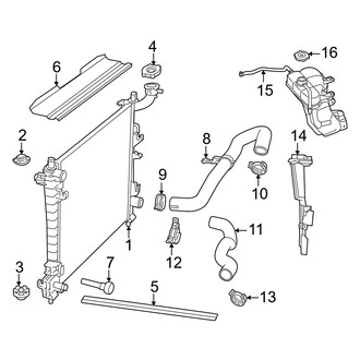 Dodge OE - Cooling - Radiator & Components