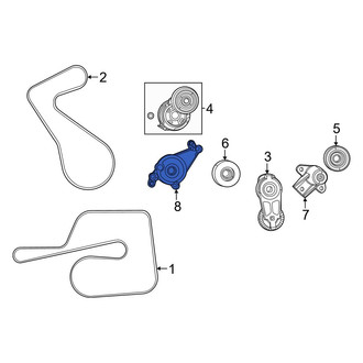 Dodge OE - Belt Tensioner Bracket