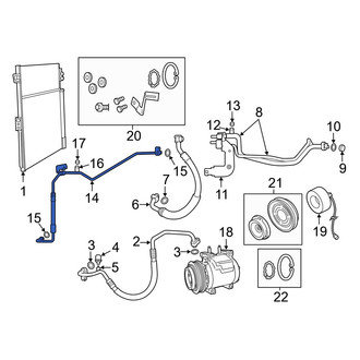 Dodge OE - A/C Refrigerant Liquid Hose