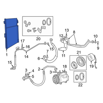 Dodge OE - A/C Condenser