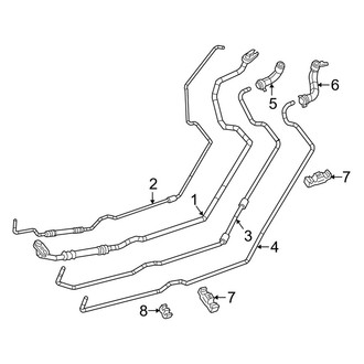 Dodge OE - Air Conditioner & Heater - Rear A/C Lines