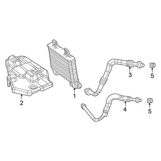 Dodge OE - Cooling - Engine Oil Cooler