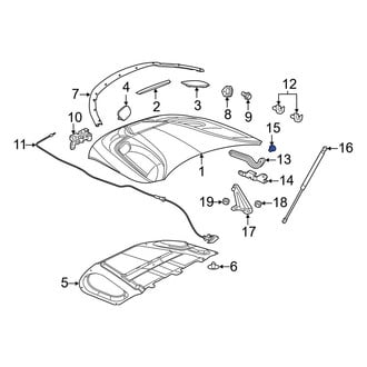 Dodge OE - Hood Hinge Bolt