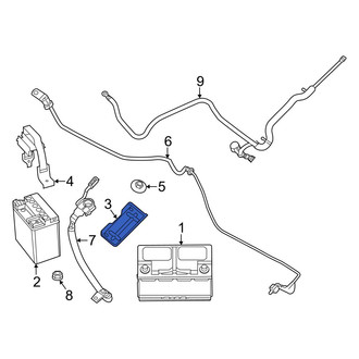 Dodge OE - Battery Hold Down