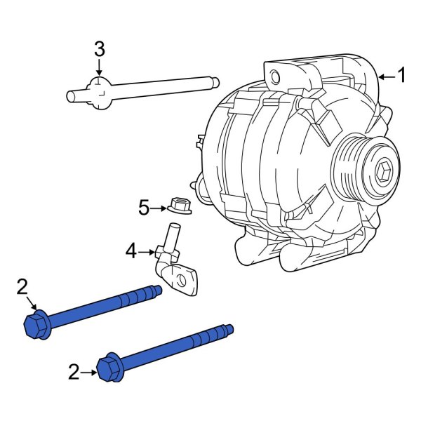 Alternator Bracket Bolt