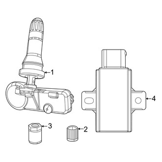 Dodge OE - Electrical - Tire Pressure Monitor Components (Citadel / Crew / R/T / Special Service / SXT)