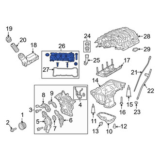 Dodge OE - Left Engine Valve Cover