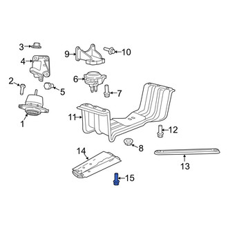 Dodge OE - Transmission Crossmember Bolt