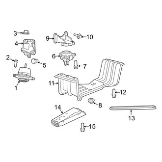 Dodge OE - Engine & Transmission Mounting (RWD 3.6L)