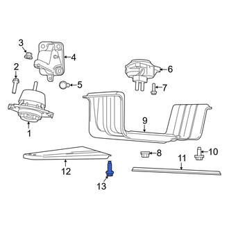 Dodge OE - Transmission Crossmember Bolt