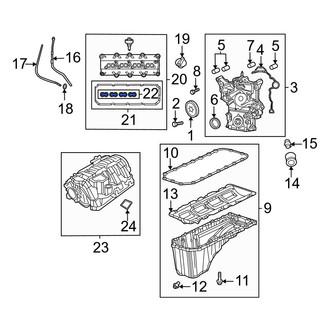 Dodge OE - Left Engine Valve Cover Gasket