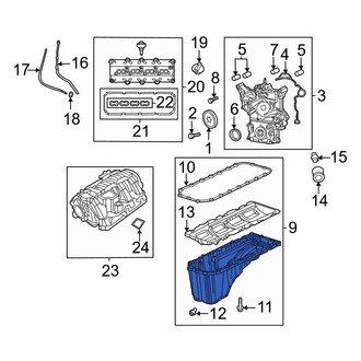 Dodge OE - Upper Engine Oil Pan