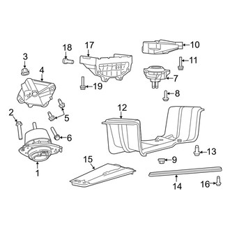 Dodge OE - Engine & Transmission Mounting (5.7L)