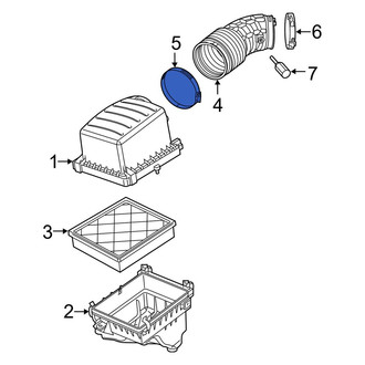 Dodge OE - Inner Engine Air Duct Clamp