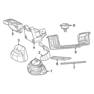Dodge OE - Engine & Transmission Mounting (6.2L)