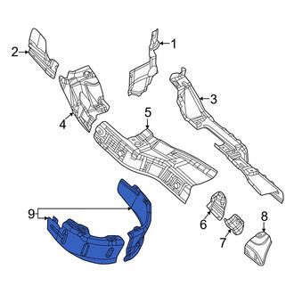 Dodge OE - Rear Right Inner Floor Pan Heat Shield