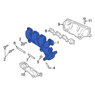 Dodge OE - Right Exhaust Manifold