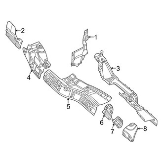 Dodge OE - Exhaust System - Heat Shields (6.4L)