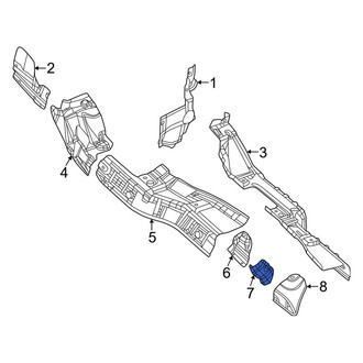 Dodge OE - Center Rear Floor Pan Heat Shield