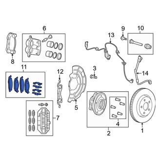 Dodge OE - Front Disc Brake Pad Set
