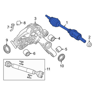 Dodge OE - Rear Left CV Axle Assembly