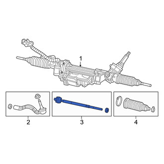 Dodge OE - Inner Steering Tie Rod End