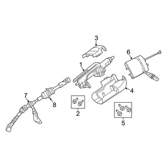 Dodge OE - Steering Column - Shaft & Internal Components