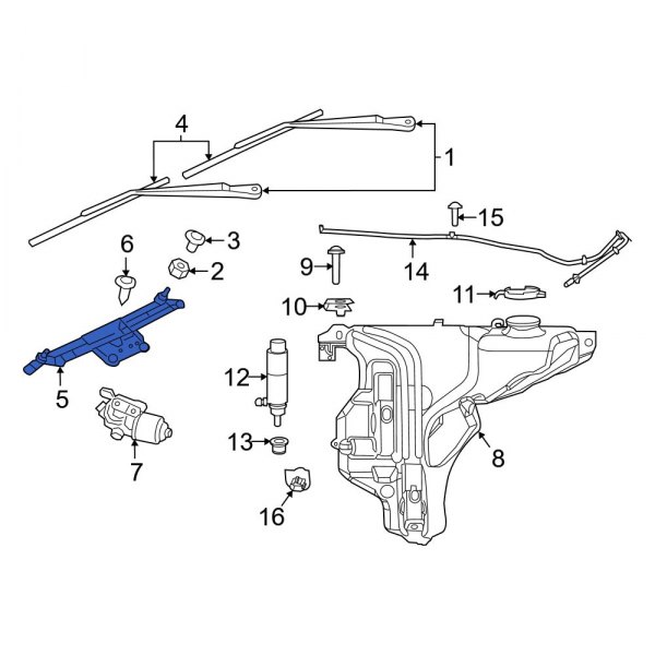 Windshield Wiper Linkage