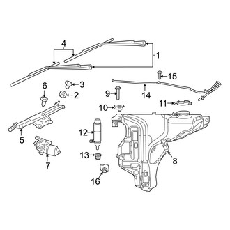 Dodge OE - Windshield - Wiper & Washer Components