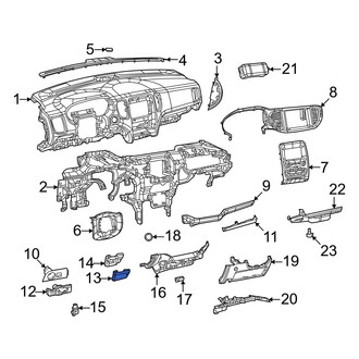 Dodge OE - Left Instrument Panel Bezel